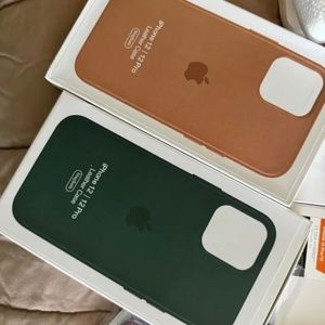 Iphone 12 Leather cases QTY 2